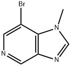 7-bromo-1-methyl-1H-imidazo[4,5-c]pyridine Structure