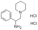 알파-페닐렌-1-PIPERIDINEETHANAMINEDIHYDROCHLORIDE 구조식 이미지