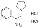 알파-페닐렌-1-피롤리딘에타닌아민하이드로클로라이드 구조식 이미지
