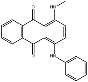 1-(methylamino)-4-(phenylamino)anthraquinone Structure