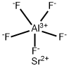 strontium pentafluoroaluminate Structure
