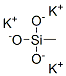 potassium methylsilanetriolate Structure