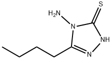 4-AMINO-5-BUTYL-4H-[1,2,4]TRIAZOLE-3-THIOL 구조식 이미지