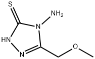 4-AMINO-5-METHOXYMETHYL-4H-1,2,4-TRIAZOLE-3-THIOL 구조식 이미지