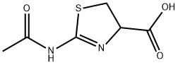 4-Thiazolecarboxylicacid,2-(acetylamino)-4,5-dihydro-(9CI) Structure