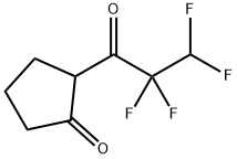 Cyclopentanone, 2-(2,2,3,3-tetrafluoro-1-oxopropyl)- (9CI) Structure