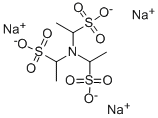 삼나트륨1,1′,1”-니트릴로트리스(에탄술포네이트) 구조식 이미지