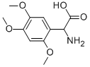 AMINO-(2,4,5-TRIMETHOXY-PHENYL)-ACETIC ACID Structure