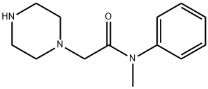 N-METHYL-N-PHENYL-2-PIPERAZIN-1-YLACETAMIDE 구조식 이미지