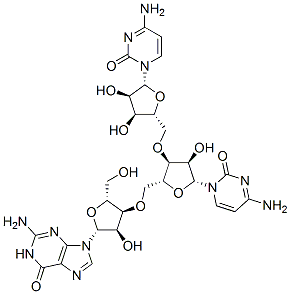 cytidylyl-(5'->3')-cytidylyl-(5'->3')-guanosine 구조식 이미지