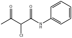 2-CHLORO-3-OXO-N-PHENYLBUTANAMIDE Structure