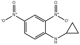 N-Cyclopropyl-2,4-dinitroaniline 구조식 이미지