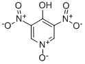 3,5-DINITRO-4-HYDROXYPYRIDINE N-OXIDE 구조식 이미지