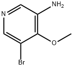 5-BROMO-4-METHOXYPYRIDIN-3-AMINE 구조식 이미지