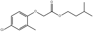 이소펜틸(4-클로로-2-메틸페녹시)아세테이트 구조식 이미지