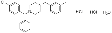 Meclizine дигидрохлорид моногидра структурированное изображение