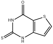 2-Mercaptothieno[3,2-d]pyrimidin-4(1H)one 구조식 이미지