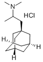 1-(2-Dimethylaminopropyl)adamantane hydrochloride 구조식 이미지