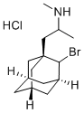 2-Bromo-1-(2-methylaminopropyl)adamantane hydrochloride Structure