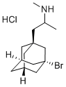 3-Bromo-1-(2-methylaminopropyl)adamantane hydrochloride Structure