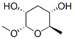 (2S,3R,5S,6R)-2-methoxy-6-methyl-oxane-3,5-diol 구조식 이미지