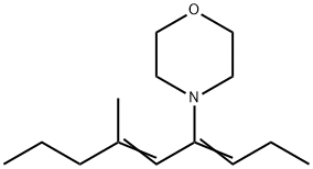 4-(3-메틸-1-프로필리덴-2-헥세닐)모르폴린 구조식 이미지