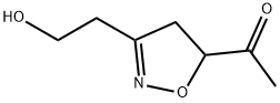 Ethanone, 1-[4,5-dihydro-3-(2-hydroxyethyl)-5-isoxazolyl]- (9CI) Structure