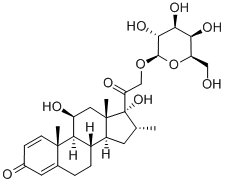 DEXAMETHASONE 21-O-BETA-D-GALACTOPYRANOSIDE Structure