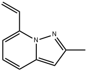피라졸로[1,5-a]피리딘,7-에테닐-2-메틸- 구조식 이미지