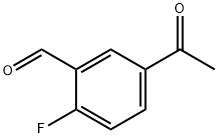 Benzaldehyde, 5-acetyl-2-fluoro- (9CI) Structure