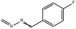 Benzaldehyde, 4-fluoro-, methylenehydrazone (9CI) Structure