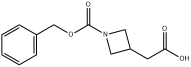 3-CARBOXYMETHYL-AZETIDINE-1-CARBOXYLIC ACID BENZYL ESTER Structure