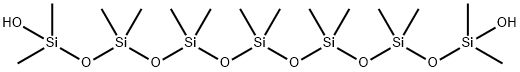 1,13-디히드록시테트라데카메틸헵타실록산 구조식 이미지