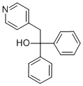 1,1-디페닐-2-피리딘-4-일-에탄올 구조식 이미지