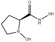 2-피롤리딘카르복스아미드,N,1-디히드록시-,(S)-(9CI) 구조식 이미지