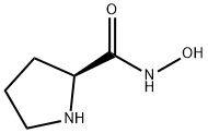 2-피롤리딘카르복스아미드,N-히드록시-,(2S)-(9CI) 구조식 이미지
