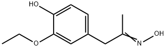 2-Propanone,1-(3-ethoxy-4-hydroxyphenyl)-,oxime(9CI) 구조식 이미지