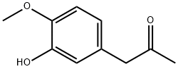 3-HYDROXY-4-METHOXYPHENYLACETONE 구조식 이미지