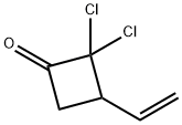 시클로부타논,2,2-디클로로-3-에테닐- 구조식 이미지
