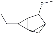 Триксикло[2.2.1.02.6]гептан, 1-этил-3-метокси структурированное изображение