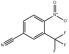4-NITRO-3-(TRIFLUOROMETHYL)BENZONITRILE& Structure