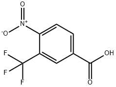 4-NITRO-3-(TRIFLUOROMETHYL)BENZOIC ACID& Structure