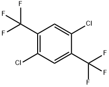 1,4-DICHLORO-2,5-BIS-TRIFLUOROMETHYL-BENZENE 구조식 이미지