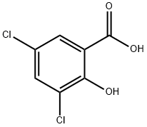 3,5-Dichlorosalicylic acid 구조식 이미지
