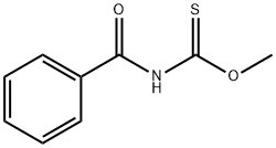 BENZOYLTHIO-O-METHYL ESTER CARBAMIC ACID Structure