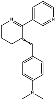 4-[(5,6-DIHYDRO[2,3'-BIPYRIDIN]-3(4H)-YLIDENE)METHYL]-N,N-DIMETHYLBENZENAMINE DIHYDROCHLORIDE Structure