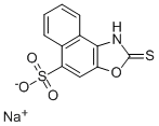 나트륨1,2-디히드로-2-티옥소나프트[1,2-d]옥사졸-5-술포네이트 구조식 이미지