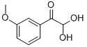 3-METHOXYPHENYLGLYOXAL HYDRATE Structure
