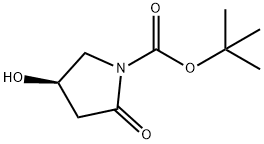 (R)-(+)-1-BOC-4-HYDROXY-2-PYRROLIDINONE Structure