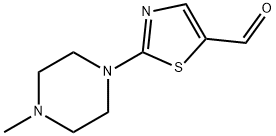 2-(4-METHYLPIPERAZIN-1-YL)THIAZOLE-5-CARBOXALDEHYDE Structure